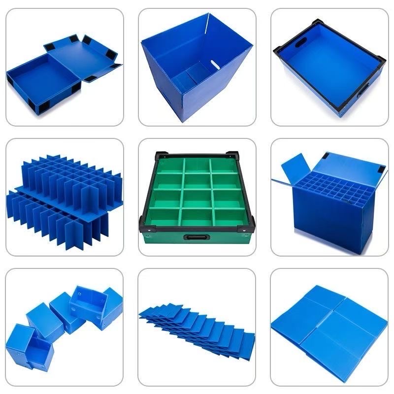 Custom PP corrugated boxes, bins and divider inserts for reusable packaging projects